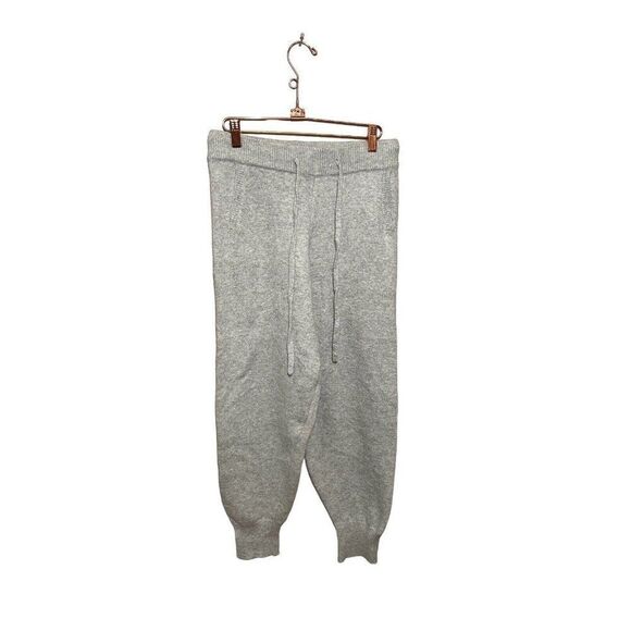 World Market Sweater Jogger Pants Womens S/M Drawstring Tapered Wool Blend Gray‎ - Picture 1 of 7